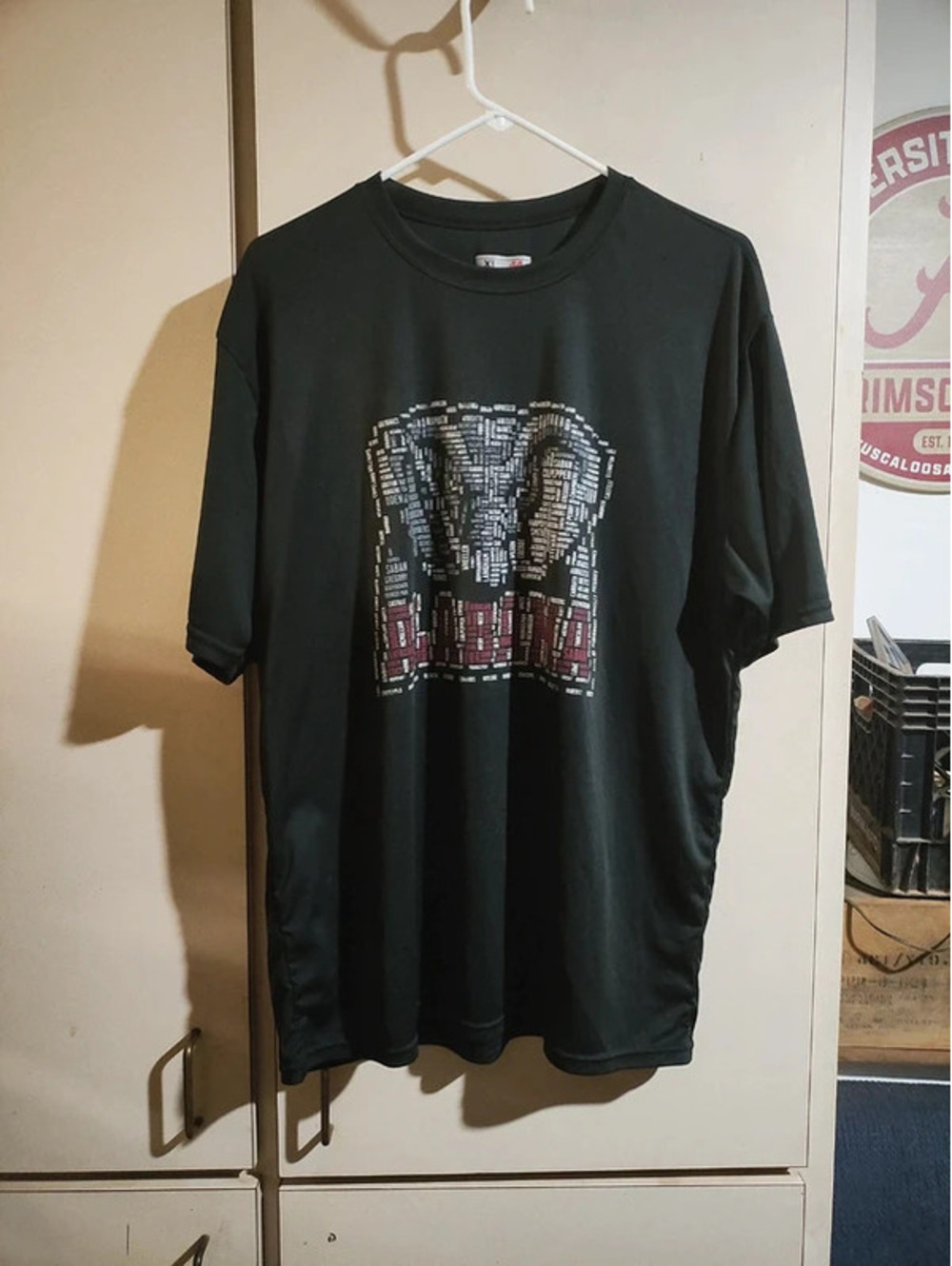 Alabama Crimson Tide extra large t-shirt black